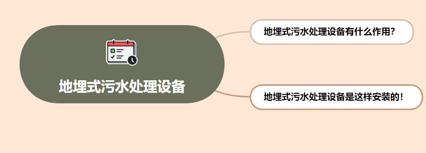 地埋式污水處理設(shè)備有什么作用？它是這樣安裝的！